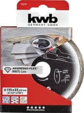 KWB dijamantna rezna ploča, 115 mm, White-Line (49725140)