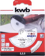 KWB dijamantna rezna ploča Silver-Line, 115 mm, tanka (49727170)