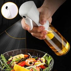 Netscroll Višenamjenski kuhinjski raspršivač za ulje, ocat i druge tekućine LiquidSprayer, 200 ml, bez BPA, za salate, pečenje i airfryer, LiquidSprayer