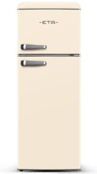 ETA Storio retro kombinirani hladnjak, 170 l, 45 l, bež (ETA253390040E)