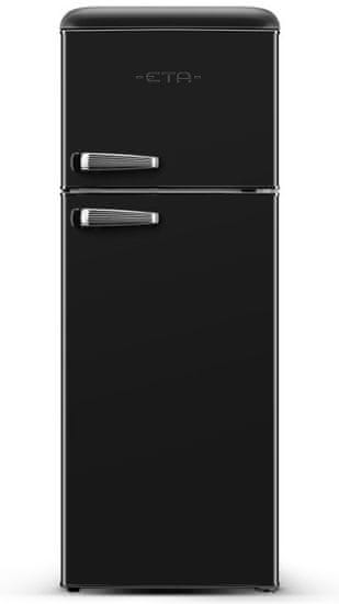 ETA Storio retro kombinirani hladnjak, 170 l, 45 l, crna (ETA253890020E)