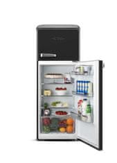 ETA Storio retro kombinirani hladnjak, 170 l, 45 l, crna (ETA253890020E)