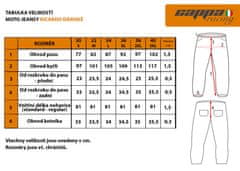 Cappa Racing Ženske moto traperice RICARDO kevlar crne 36/32 - XL