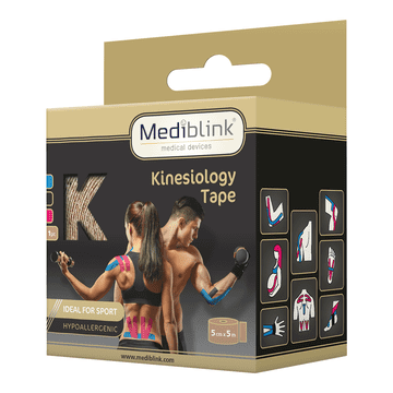 Mediblink Kineziološka traka M132, 5 cm x 5 m, bež