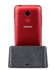 Panasonic KX-TU155EXRN mobilni telefon, crvena