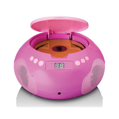 LENCO SCD-620PK prijenosni radio s mikrofonom, roza