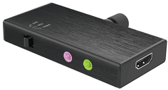 J5CREATE adapter, HDMI - USB-C, PD, crna (JVA02)