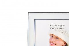 Tradag T6410 BIJELO-SREBRNI okvir metal 13x18 bijela