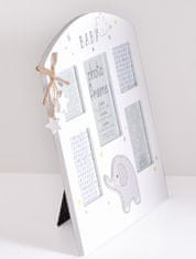 Innova GLITTER ELEPHANT MDF okvir multi bijeli
