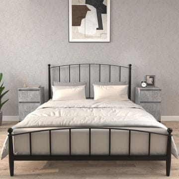 Vidaxl Noćni ormarići, set od 2, betonsko siva, 40x35x70 cm