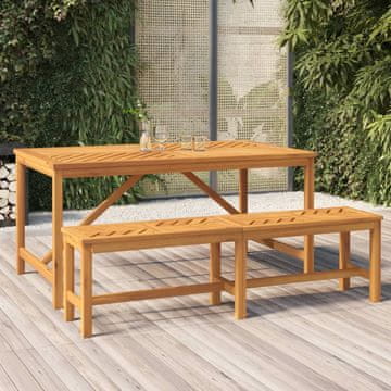 Vidaxl Vrtni stol, 150x90x74 cm, Masivno drvo akacije