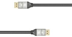 J5CREATE kabel, DisplayPort, 2m, siva (JDC43)