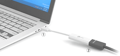 J5CREATE adapter, USB na HDMI, bijela (JUA254)