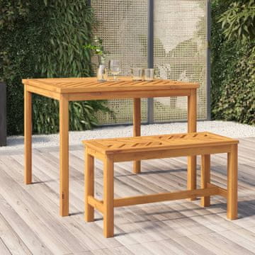 Vidaxl Vrtni stol, 90x90x74 cm, Masivno drvo akacije
