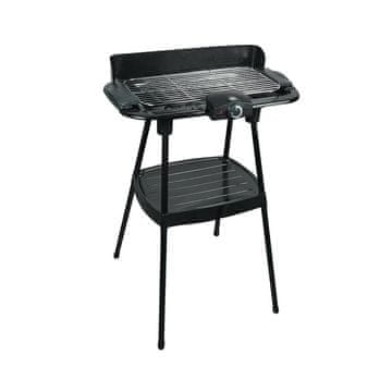 Bass Polska Električni roštilj 2 u 1, samostojeći i stolni, 46 x 23 cm