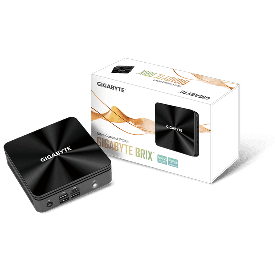 Gigabyte BRIX mini računalo (barebone), crna (GB-BRI7-10710)