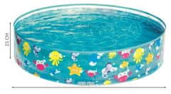 Bestway Dječji čvrsti bazen Morski svijet 122x25 cm BESTWAY 55028