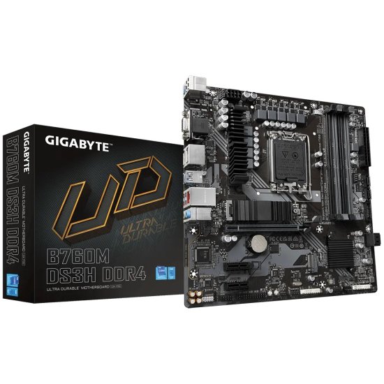 Gigabyte B760M DS3H matična ploča, DDR4, LGA1700