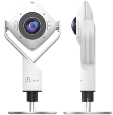 J5CREATE web kamera, 360°, FHD, crno-bijela (JVCU360)