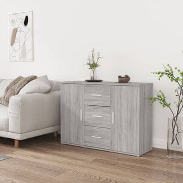 Vidaxl Ormarić, sivi hrast sonoma, 91 x 29,5 x 65 cm, materijal na bazi drva
