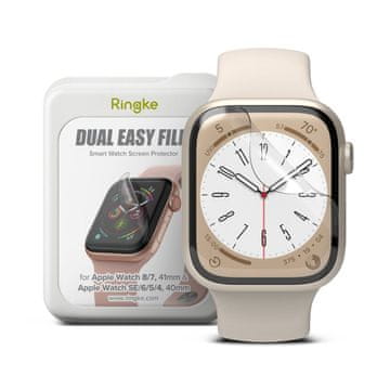 RINGKE Dual Easy 3x zaštitna folija za Apple Watch 40/41mm