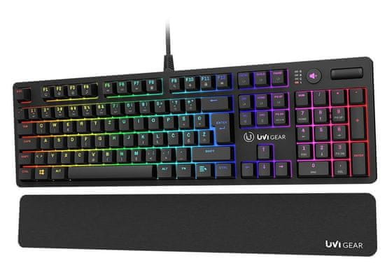 UVI UVI Gear Pride, Optical Blue Switch, USB, HRV gaming tipkovnica