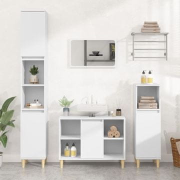 Vidaxl Ormarić za umivaonik bijeli 80x33x60 cm