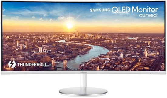 Samsung C34J791WTP monitor, 34, VA, zakrivljeni, 21:9, 3440x1440, HDMI, DP, USB (LC34J791WTPXEN)