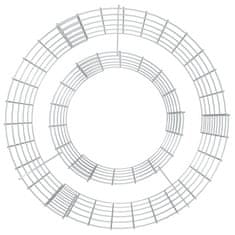 Vidaxl Gabionsko ložište Ø 50 cm od pocinčanog željeza