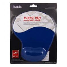 Havit podloga za miša s naslonom za ruku, gel, plava (HV-MP802)