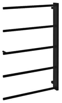 SAPHO SAPHO Višekratni Držač Ručnika 520x790 mm, Crni Mat - Zidna Montaža