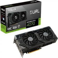 ASUS Dual GeForce RTX 4070 OC Edition grafička kartica, 12 GB GDDR6X (DUAL-RTX4070-O12G)