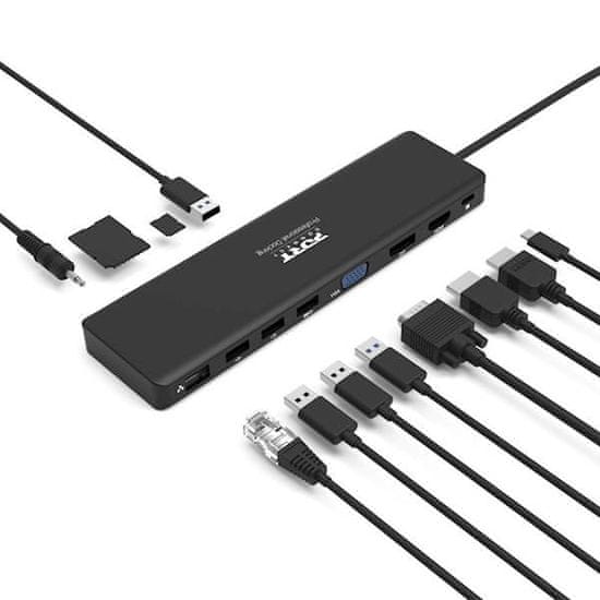 Port Designs priključna stanica, USB-C, putna, 100W (901906-W)