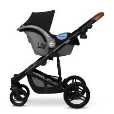 Lionelo MARI TOUR 3IN1 2023 kombinirana dječja kolica, crna
