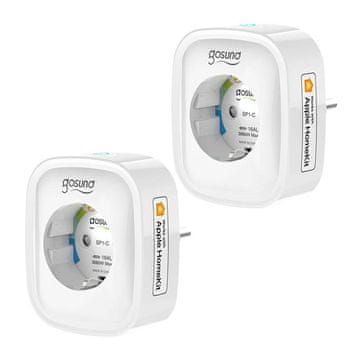 Gosund Pametna WiFi utičnica Gosund SP1-H (pakiranje od 2) (HomeKit) 16A
