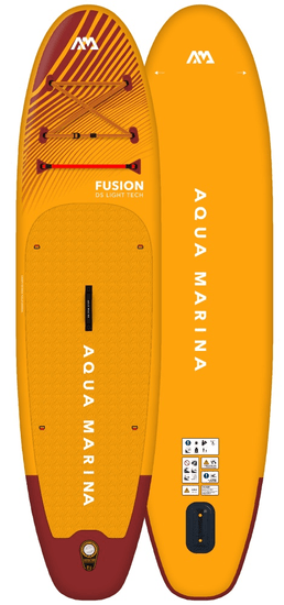 Aqua Marina Fusion BT-23FUP sup na napuhavanje s veslom, narančasto-crvena