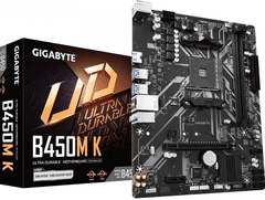 Gigabyte B450M K matična ploča, DDR4, SATA3, USB3.2Gen1, HDMI, AM4, mATX