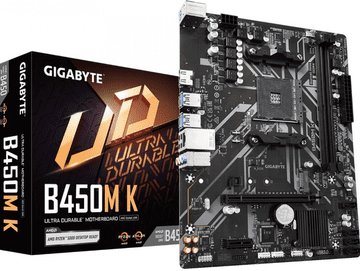 Gigabyte B450M K matična ploča, DDR4, SATA3, USB3.2Gen1, HDMI, AM4, mATX