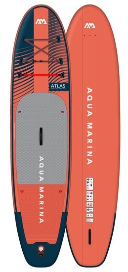 Aqua Marina Atlas BT-23ATP sup na napuhavanje s veslom, narančasto-plava