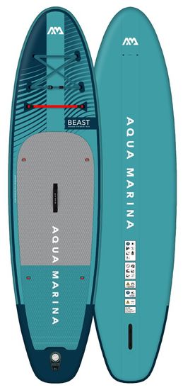 Aqua Marina Beast BT-23BEP sup na napuhavanje s veslom, plava