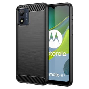 MG Carbon maska za Motorola Moto E13, crno
