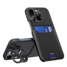 MG Leather Stand maska za Samsung Galaxy S23 Ultra, crno