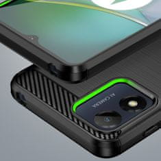 MG Carbon maska za Motorola Moto E13, crno