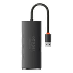 BASEUS WKQX030001 USB Hub Lite, 4 ulaza USB-A na USB 3.0, 25 cm, crni (RDOUH035)