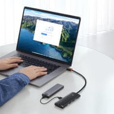 BASEUS WKQX030001 USB Hub Lite, 4 ulaza USB-A na USB 3.0, 25 cm, crni (RDOUH035)