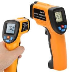 Verkgroup Digitalni laserski termometar baterije s LCD do 550 ° C