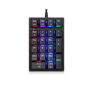 Motospeed Numerička LED RGB USB gaming tipkovnica