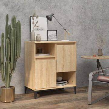 Vidaxl Komoda s ladicama, Sonoma hrast, 60x35x70 cm, Materijal na bazi drva
