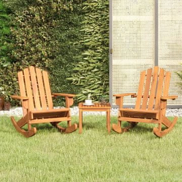 Vidaxl Vrtni set Adirondack, 3 dijela, akacija