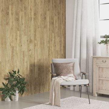 Vidaxl Smeđe PVC zidne ploče s imitacijom drveta 4,12 m²